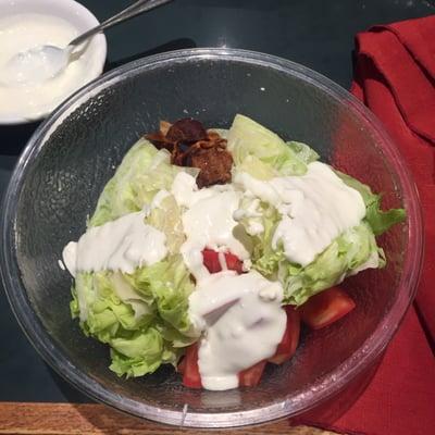 A wedge salad