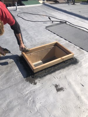 Rebuilding skylight