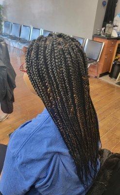 Medium box braids