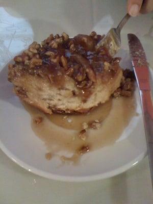 Homemade caramel pecan roll..amazing!