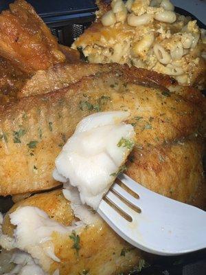 Juicy baked tilapia