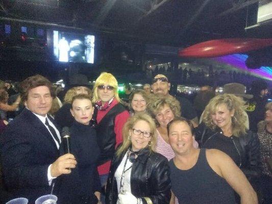 97 Rock 80's bash, all the celebs were in full force