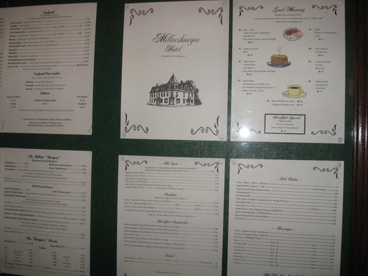 regular menu