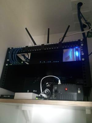 Rack network install.