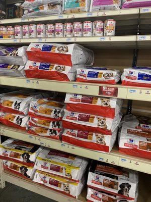 Large Variety of Dog Food