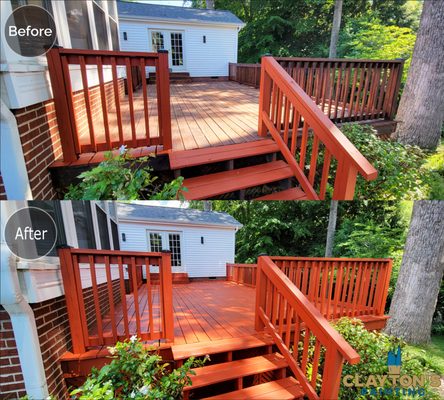 Deck Before and After