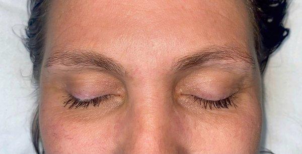 Before a Brow wax