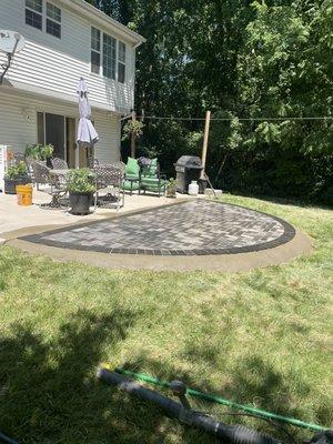 Paver patio