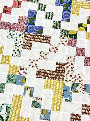 The "On A 'Jelly' Roll" quilt pattern, one of our quilt classes.