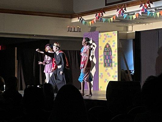 Once Upon a Mattress production at John Bishop Carroll School