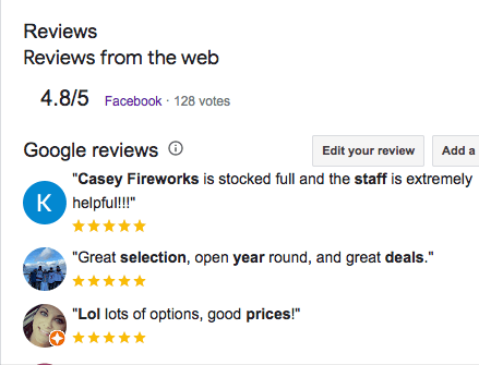 5 Star Reviews Since 1949