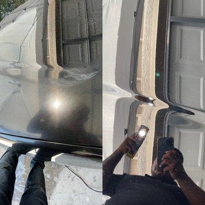 before and after paint correction