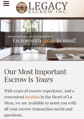 Legacy Escrow