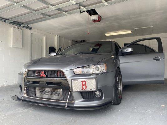 2015 Mitsubishi Evolution Final Edition Interior Detailing and Exterior Detailing plus Waxing.