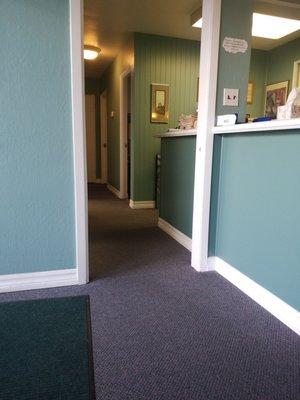 clinic interior - clean and a beautiful green