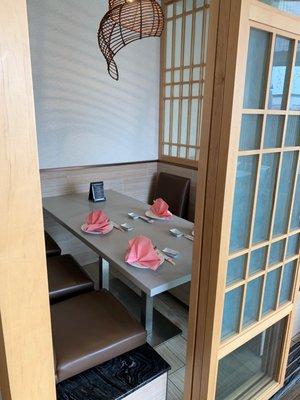 Private booths