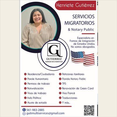 Florida Notary & Immigration Preparer