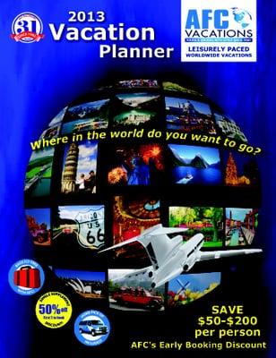 2013 AFC Vacation Planner