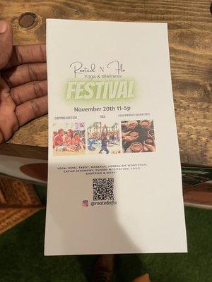 The Wellness Festival Flier