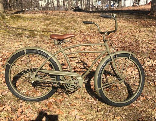 WWII bicycle restored