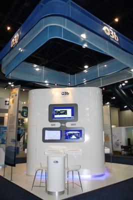 O3b, 20'x20' trade show exhibit.