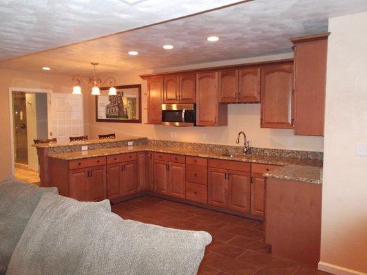 Basement kitchen