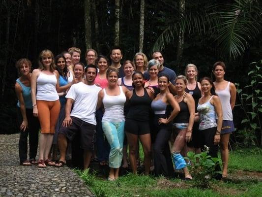 My Yoga Teacher training group led by Marianne Wells