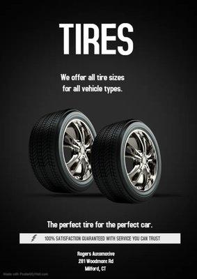 NEED TIRES?! NOT SURE WHICH TO GET? Don't worry we have you covered!