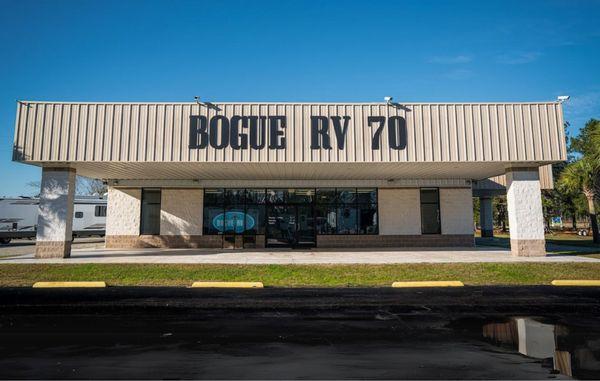 Bogue RV 70 sales and service building.