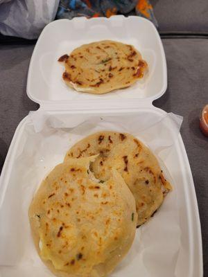 First time trying pupusas. Let me tell you, I'll be back for more.