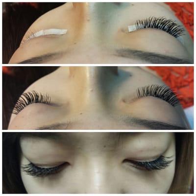 Before & After Lash Extensions