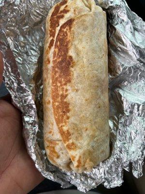 Barbacoa small burrito