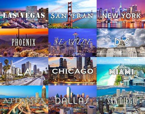 Hotels and vacations to all the US major cities.