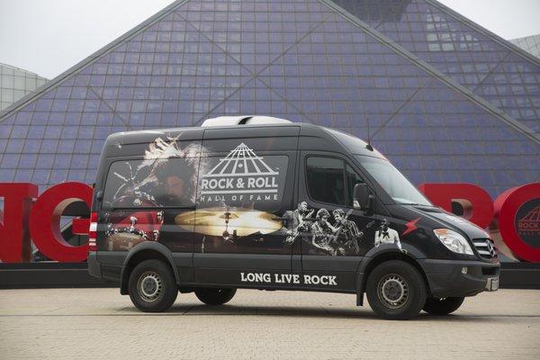 VMS wrapped this Sprinter for the Rock & Roll Hall of Fame!