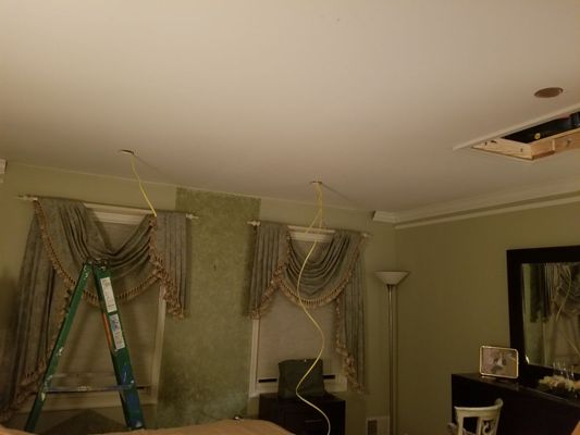 Befor recessed lights