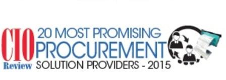 Provade named one of the Top 20 Most Promising Procurement Solutions Providers