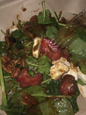 Spinach salad! Yum!