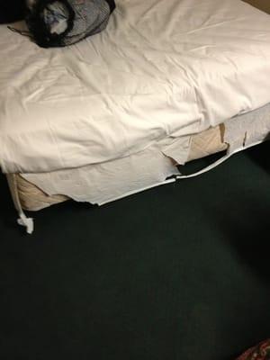 This was my bed.