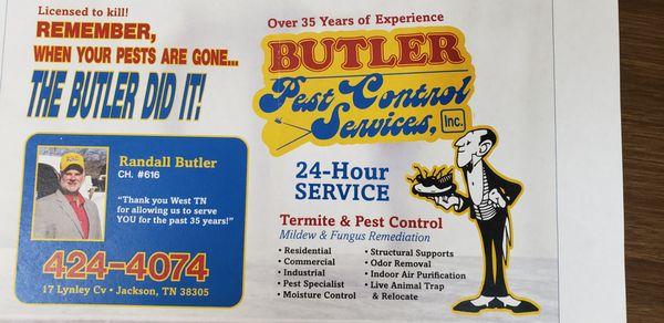 Butler Pest Control Services