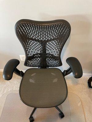 The Herman Miller chair I selected