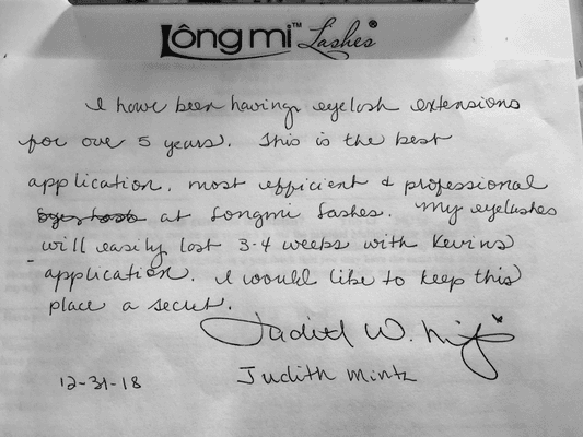 Review from a Satisfied Laguna Niguel Longmi Client :)