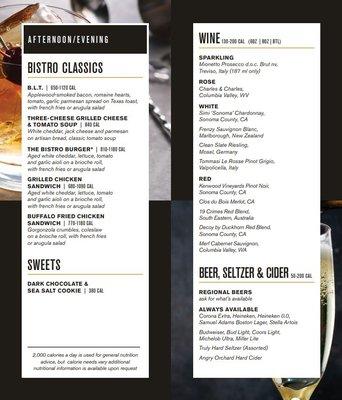 Lunch and Dinner Menu