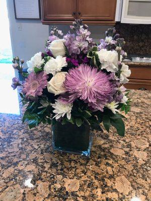 Flowers recipient received.