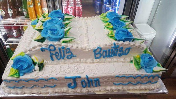 Baptismal Cake