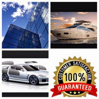 Window tints, car alarms, HID/LED LIGHTS. Commercial, residential, marine and more.