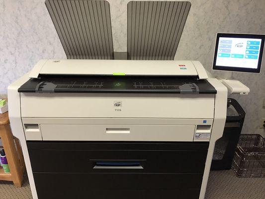 Our new KIP large format printer.