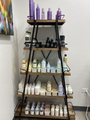 Products: Davines, Oligio and Olaplex