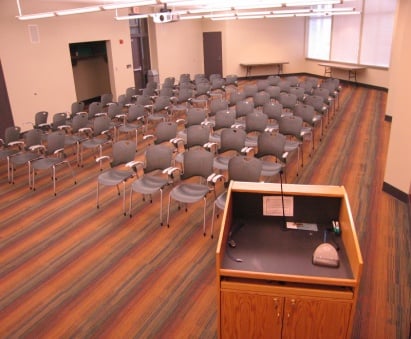 Auditorium Style Setup - Large Conference Room