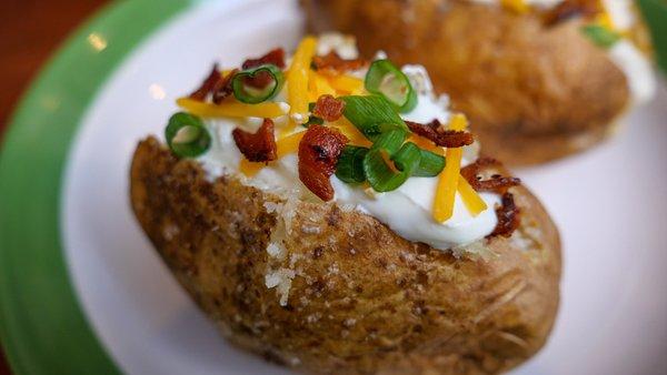 Loaded Baked Potato, or just a plain baked potato.