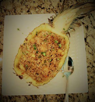 Let us take you on a cultural tour! Fried Pineapple Rice as authentic as being there!